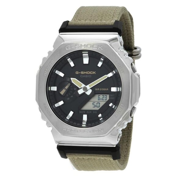 NWT Authentic Casio G-STEEL Alarm World Time Quartz Analog-Digital Men's Watch - Picture 1 of 3